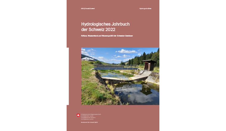Publié par l’Office fédéral de l’environnement (OFEV), l’Annuaire hydrologique de la Suisse donne une vue d’ensemble des événements hydrologiques de l’année au niveau national.(Image: ©BAFU)
