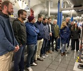 Zum Trinkwassermodul gehört auch die Besichtigung der Trinkwasseraufbereitung bei den Industriellen Werken Basel (iwb) (Bild: SVGW)