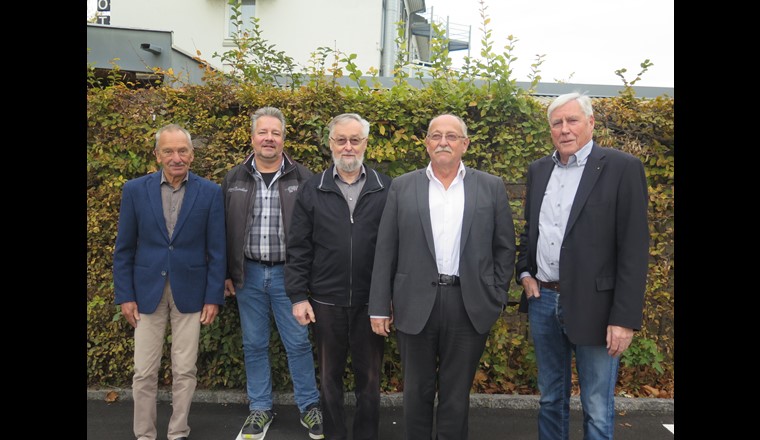 Un grand merci à (de gauche à droite) : Walter Schibli, Daniel Nater, Alfred Hächler. Hans-Ulrich Gränicher et Bruno Schmuck !