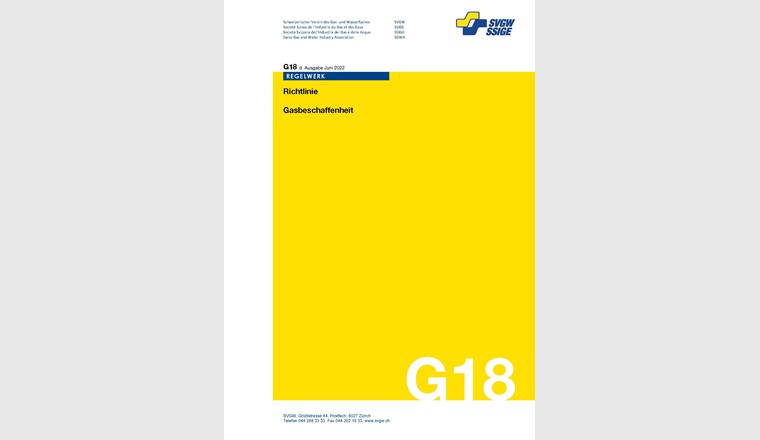 Die überarbeitete Richtlinie G18 ist voraussichtlich im Frühling erhältlich.