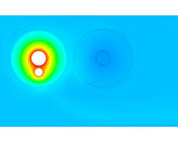 Fig. 5 Ohne Ausflockung nach 12 h Stagnation
– PWH und PWH-C als RAR-System PIR 50 mm
– PWC PIR 50 mm
– PWC Temperatur 21 °C
– Achsabstand zwischen PWC- und PWH-Steigleitung 15 cm
(©Geberit) Fig. 5 Ohne Ausflockung nach 12 h Stagnation
– PWH und PWH-C als RAR-System PIR 50 mm
– PWC PIR 50 mm
– PWC Temperatur 21 °C
– Achsabstand zwischen PWC- und PWH-Steigleitung 15 cm
(©Geberit)