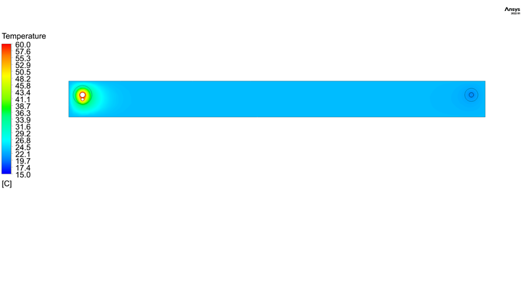 Fig. 6 Mit Ausflockung nach 12 h Stagnation
– PWH und PWH-C als RAR-System PIR 50 mm
– PWC PIR 30 mm
– PWC Temperatur 21 °C
– Achsabstand zwischen PWC- und PWH-Steigleitung 280 cm
(©Geberit)