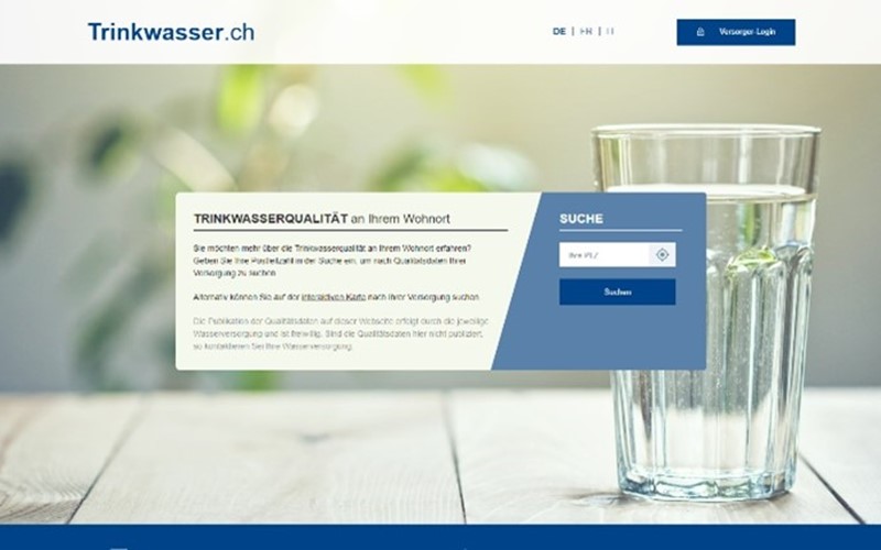 trinkwasser.ch in neuem Kleid