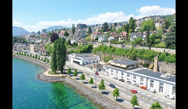 La station de pompage et de traitement de l'eau du lac de Champ-Bougin. (Image: ©viteo)