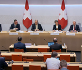Medienkonferenz des Bundesrates (Quelle: YouTube) Medienkonferenz des Bundesrates (Quelle: YouTube)