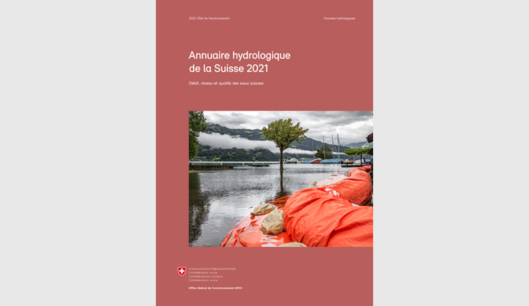 Publié par l’Office fédéral de l’environnement (OFEV), l’Annuaire hydrologique de la Suisse donne une vue d’ensemble des événements hydrologiques de l’année au niveau national.(photo: ©BAFU)