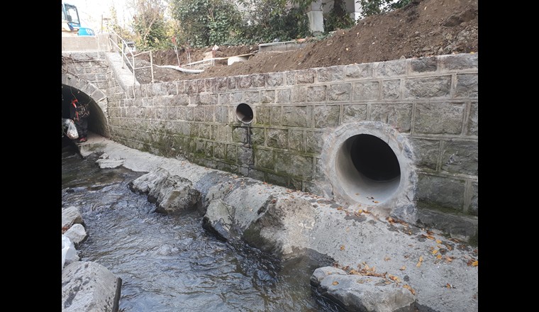 Fig. 1 Exutoires d’eaux claires dans les cours d’eau lausannois.