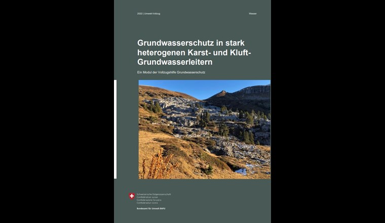 Grundwasserschutz in stark heterogenen Karst- und Kluft-Grundwasserleitern. (Bild: ©BAFU)