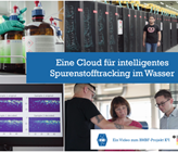 Mit dem «K²I-Spurenstoff-Tracker» entsteht eine laborübergreifende Cloudlösung, mit der Wasserversorger mittels Non-Target-Analytik detektierte organische Spurenstoffe schneller auswerten können. (©Bundeministerium für Bildung und Forschung (BMBF)) Mit dem «K²I-Spurenstoff-Tracker» entsteht eine laborübergreifende Cloudlösung, mit der Wasserversorger mittels Non-Target-Analytik detektierte organische Spurenstoffe schneller auswerten können. (©Bundeministerium für Bildung und Forschung (BMBF))
