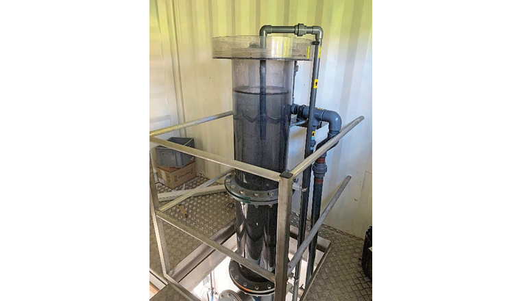 Fig. 1 Réacteur du pilote Opacarb® FL.
