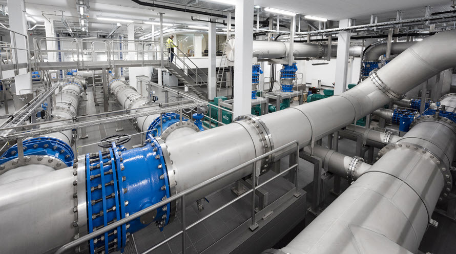 Pumpstation Untergeschoss (Bild: ©IWB)