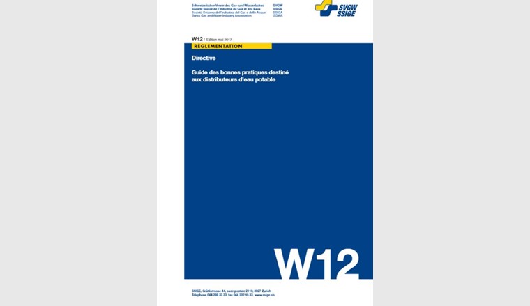 W12 «Guide des bonnes pratiques pour la distribution d'eau potable»