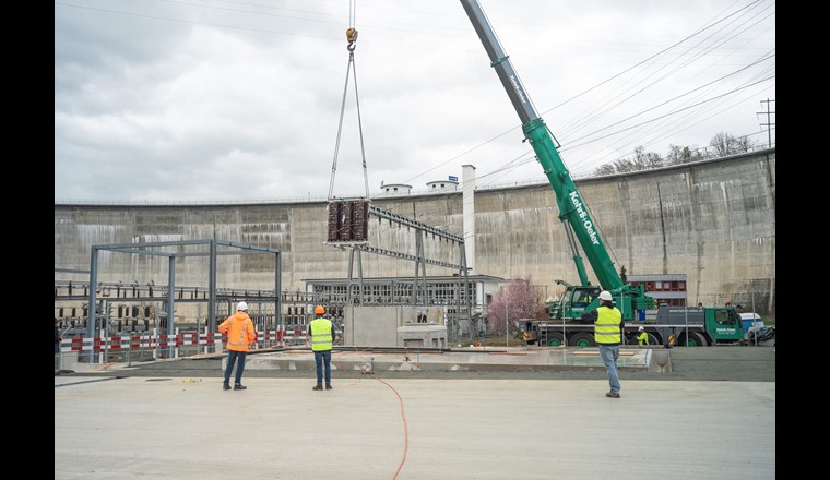 Fourniture des installations électriques nécessaires à la centrale de production d’hydrogène. 	(©JoBersier Agence)