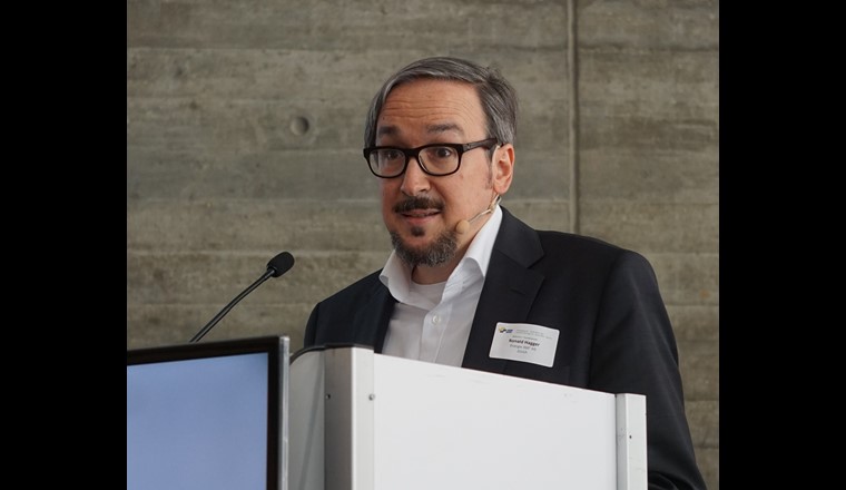 Ronald Hagger, Energie 360° AG, a donné un aperçu de la compatibilité des réseaux de gaz avec l'hydrogène.
