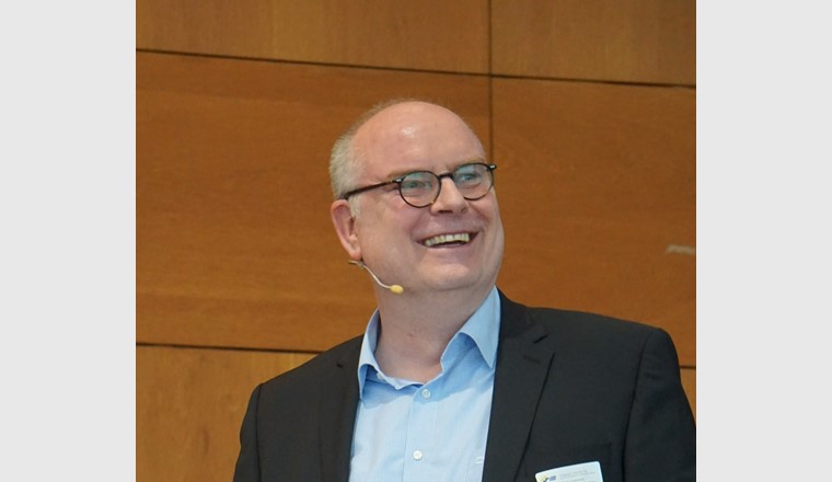 Stefan Jäschke, Envenion GmbH, lotete das Potenzial von Wasserstoff für Industrie und Gewerbe aus.