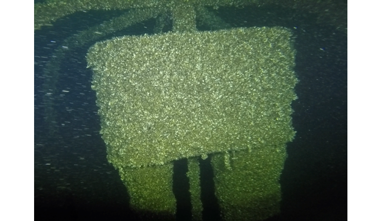 La colonisation du lac par la moule Quagga, bien que constatée pour la première fois en 2015 dans le lac Léman, n'a eu d'impact que récemment sur les dispositifs de captage au lac du SITSE. Sur la photo: Crépine des Saules lors de l'inspection en juillet 2022.