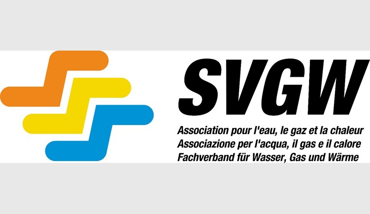 Il logo SVGW rinnovato con descrittore viene utilizzato quando le dimensioni consentono al carattere di rimanere leggibile.