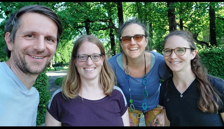 L’équipe motivée, bien rodée et compétente, chargée de la plateforme s’engagera avec beaucoup de détermination pour protéger les eaux dans les quatre années à venir. De g. à dr. : Pascal Wunderlin, Fabienne Eugster, Rebekka Gulde et Aline Brander.
