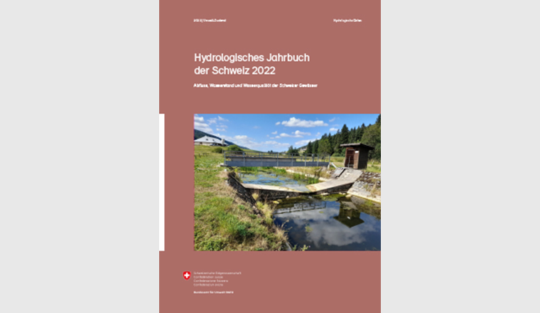 Das Hydrologische Jahrbuch der Schweiz wird vom Bundesamt für Umwelt (BAFU) herausgegeben und liefert einen Überblick über das hydrologische Geschehen auf nationaler Ebene. (Bild: ©BAFU)