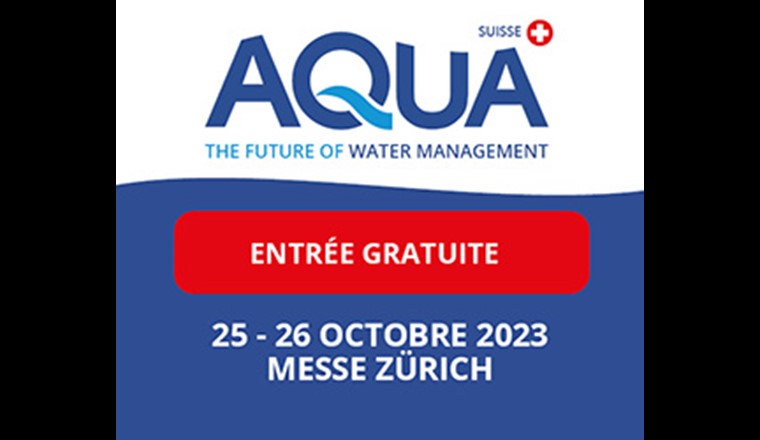 AQUA Suisse 2023 - Le salon suisse de la gestion communale et industrielle de l'eau