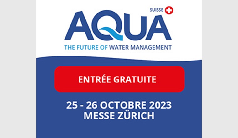 AQUA Suisse 2023 - Le salon suisse de la gestion communale et industrielle de l'eau