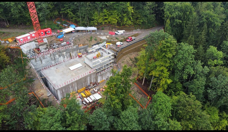 Das neue Reservoir Mühleweiher in Brugg