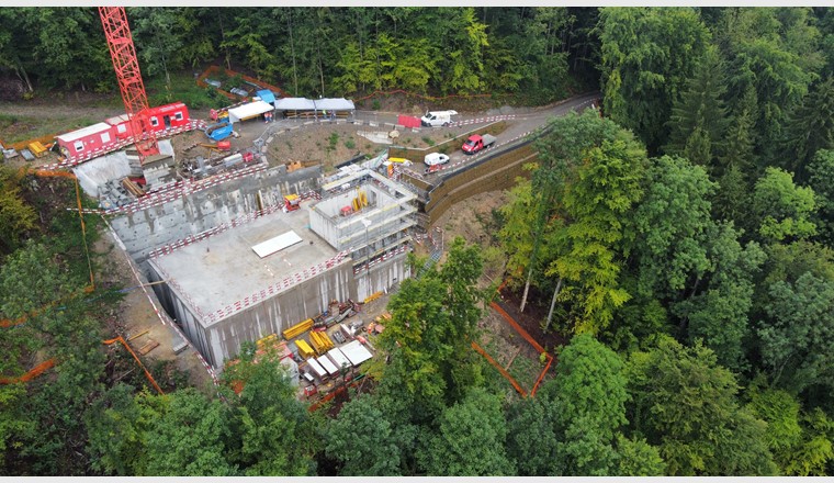 Das neue Reservoir Mühleweiher in Brugg