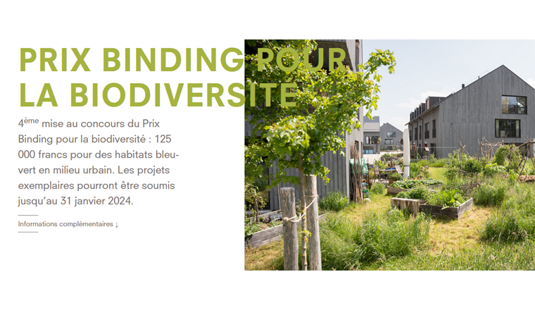 Prix binding pour la biodiversité