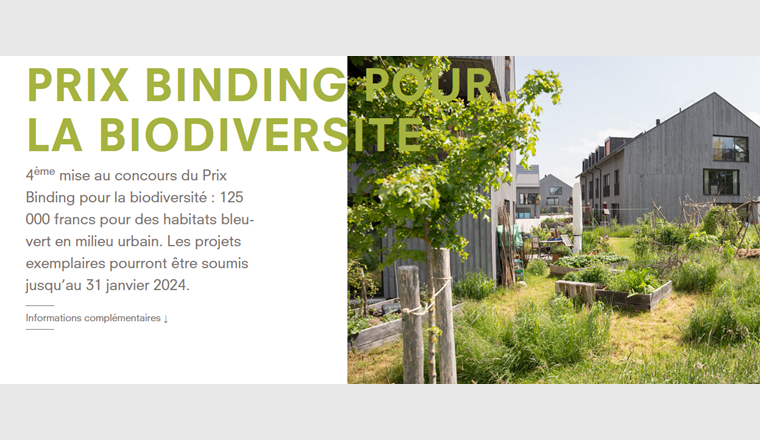 Prix binding pour la biodiversité