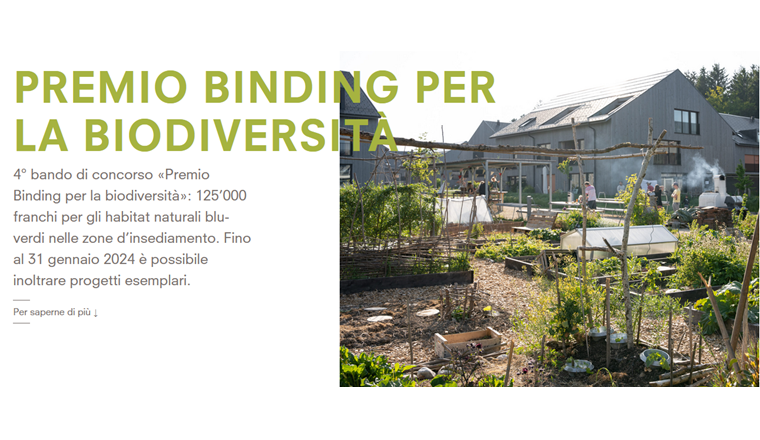 Premio Binding per la biodiversità