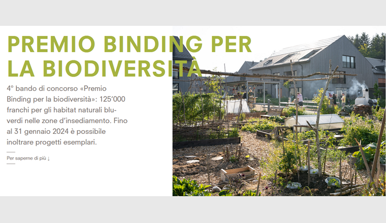 Premio Binding per la biodiversità