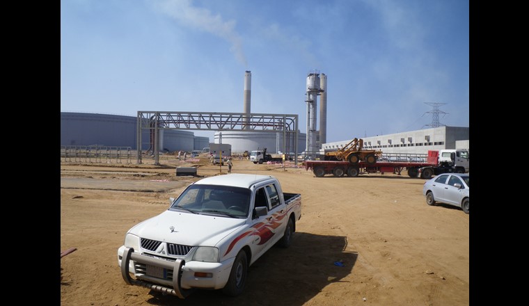 Fig. 3 Untersuchungen in einem Pumpwerk in Saudi-Arabien.