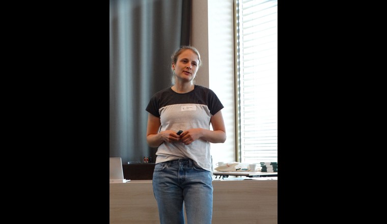 Viviane Furrer berichtete über Ihren Berufseinstieg. 
Foto: Sicher/VSA