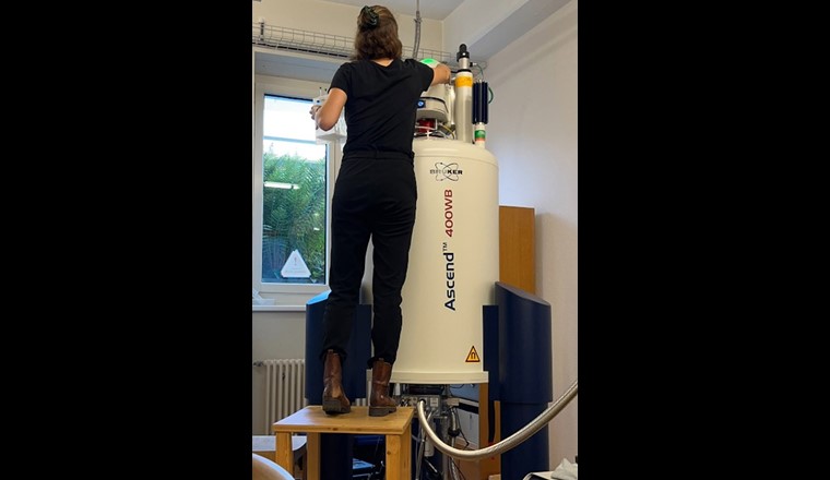Messungen zur Identifikation der Stoffe im Urin im Labor. Foto z.v.g.