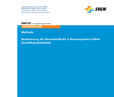 Die Methode kann neben vielen nützlichen
Zusatzdokumenten kostenlos auf der SVGW-Methodenplattform heruntergeladen werden. Die Methode kann neben vielen nützlichen
Zusatzdokumenten kostenlos auf der SVGW-Methodenplattform heruntergeladen werden.
