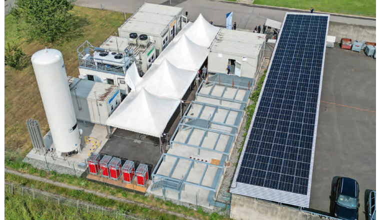 Vue par drone de l’Innovation Lab lors de son inauguration en septembre 2023. (Photo: ©Jean-Luc Auboeuf)
