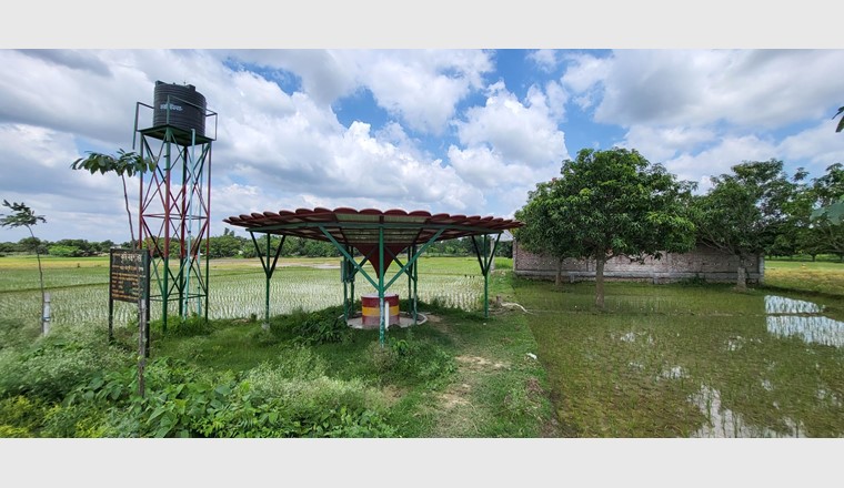 Barind, au Bangladesh, une région où des mesures innovantes permettent de restaurer avec succès les réserves d'eau souterraine. (Photo : Richard Taylor)