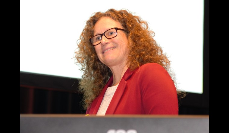 Anja Herlyns Referat drehte sich um die Digitalisierung des koordinierten Bauens.