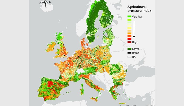 Die Art der Landwirtschaft ist mit entscheidend für den Zustand der Gewässer. (© Schürings, Ch. et al. /Universität Duisburg Essen)
