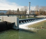 Wasserkraftwerk in Weihenstephan, Deutschland (Bild: TU München)
