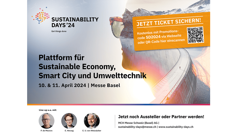 È possibile registrarsi gratuitamente con il codice promozionale SD2024. (Immagine: Sustainability Days)
