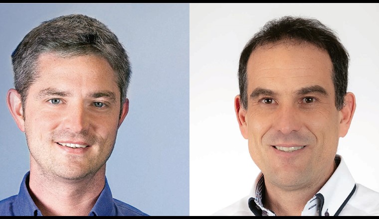Mario Ospelt und Yoann Le Goaziou über die Chancen und Herausforderungen von BIM (Bild: Nora Schmucki)
