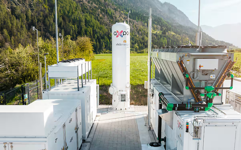 Axpo und Rhiienergie eröffnen grösste Anlage für grünen Wasserstoff