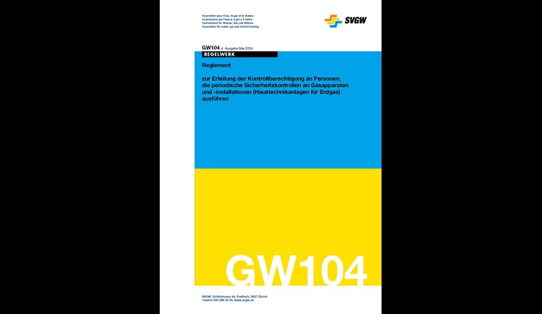 Dieses Reglement richtet sich an Fachleute in der Haustechnikbranche. Es definiert die Anforde-rungen an Personen, die periodische Sicherheitskontrollen an Gasapparaten und Gasinstallationen (Haustechnikanlagen für Erdgas) durchführen.