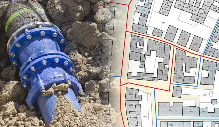 La Legge sulla geoinformazione è stata integrata al fine di creare le basi necessarie per l'istituzione di un Catasto svizzero delle condotte. La SVGW ha preso posizione su questa revisione. (Immagine: Adobe Stock)