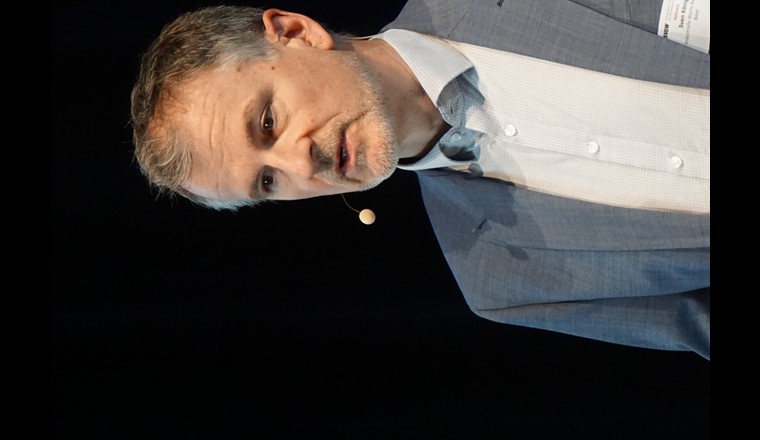 Sven König von der IWB stellte das geplante Wasserstoffnetz in Basel vor.
