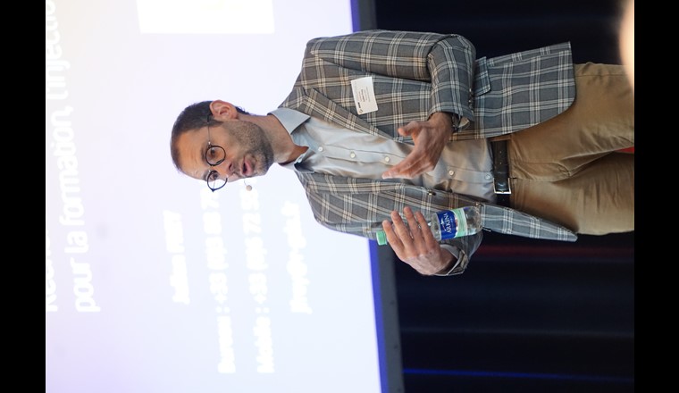 Julien Frey von R-GDS (Réseaux Gaz naturel Strasbourg) präsentierte die H₂-Test- und Schulungsplattform R-hyfie.