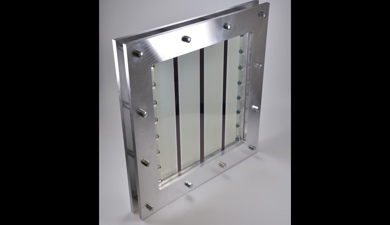 Modulo singolo di un reattore PEC tandem autosufficiente. (© Fraunhofer IKTS)