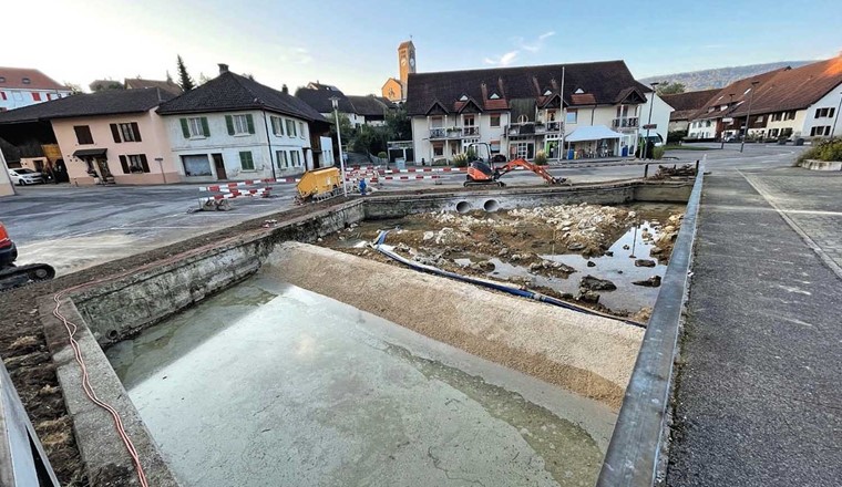 Fig. 2 Pendant les travaux, septembre 2023. (Image : BIOTEC Biologie appliquée SA)