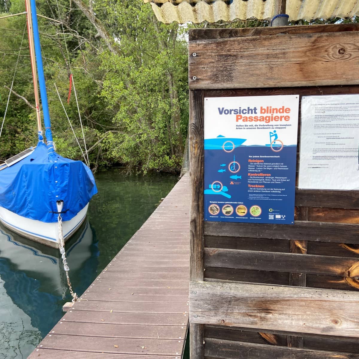 Das Plakatsujet kommt überregional zum Einsatz (zum Beispiel Zentral- und Ostschweiz), was die Wiedererkennung und damit den Effekt steigert. Das Bundesamt für Umwelt unterstützt die Informationskampagne. (© Ruedi Gautschi)